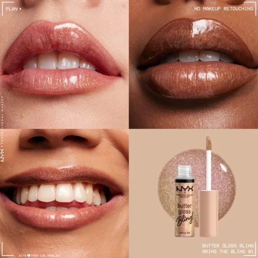 Lipgloss Butter Gloss Bling von NYX Professional Makeup