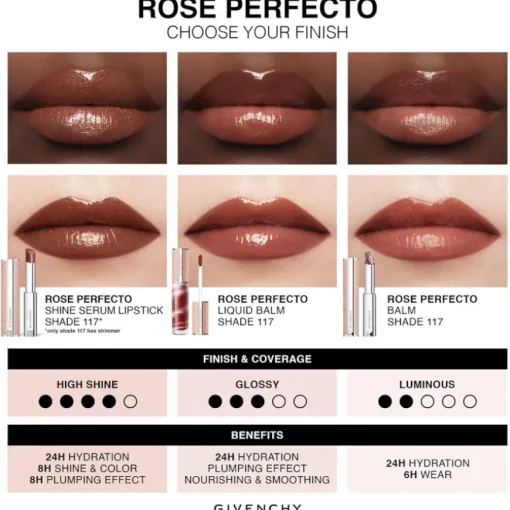 LIPPEN MAKE-UP Le Rose Perfecto Shine von GIVENCHY