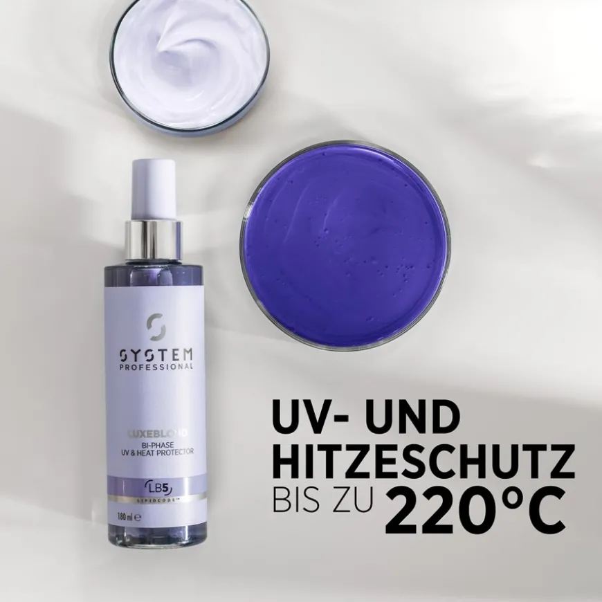 Luxeblond Bi-Phase UV & Heat Protector von System Professional Lipid Code