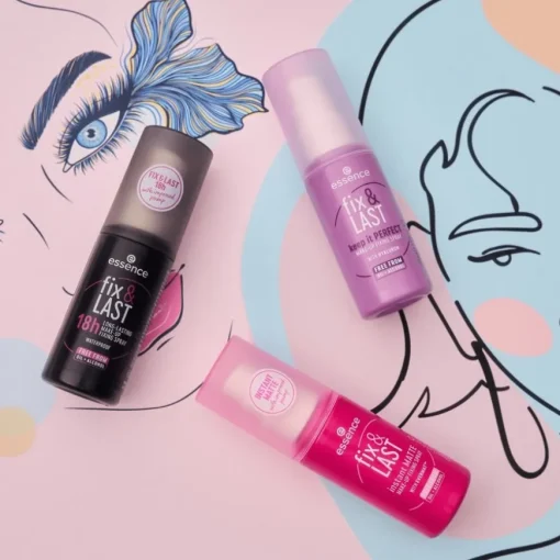 Make-up Fix & Last Instant Matte Make-Up Fixing Spray von Essence