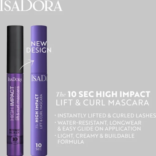 Mascara 10 Sec High Impact Lift & Curl Mascara Wasserfest von Isadora