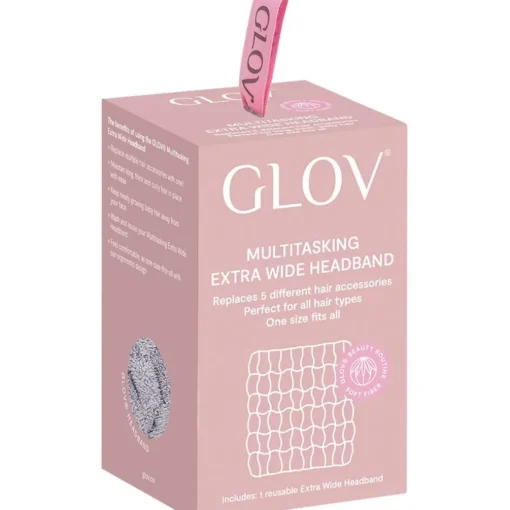 Multitasking Extra Wide Haarband Grey von GLOV