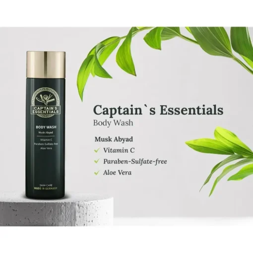 Musk Abyad Body Wash von Captain's Essentials