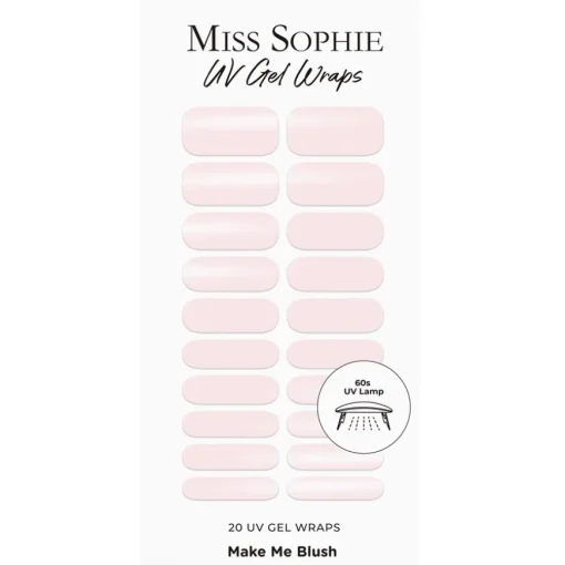Nagelfolien UV Make Me Blush UV von Miss Sophie