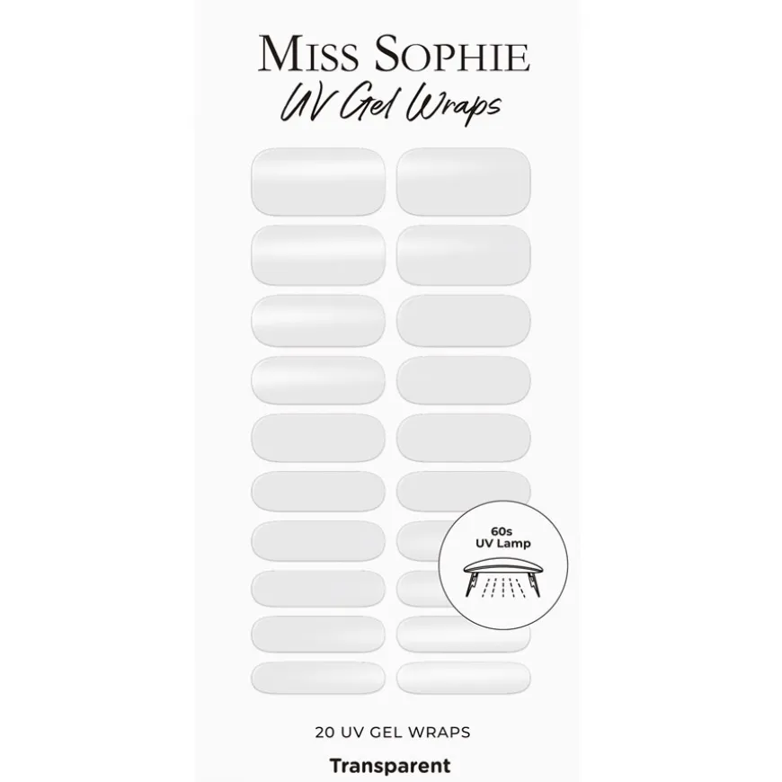 Nagelfolien UV Transparent UV von Miss Sophie