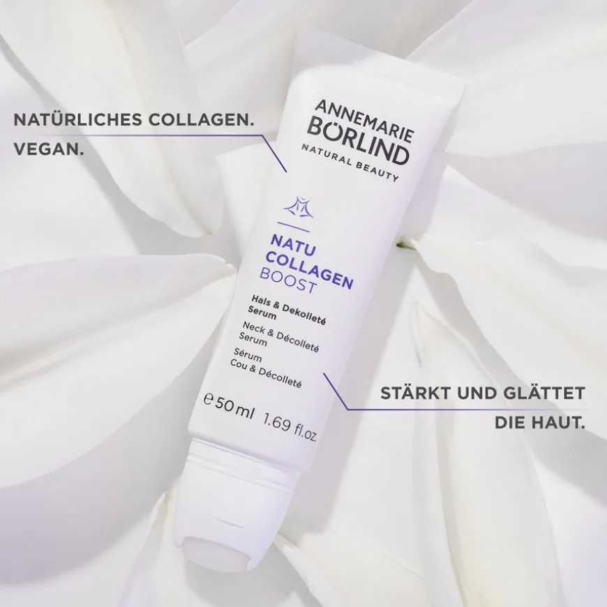 NATUCOLLAGEN BOOST Hals & Dekolleté Serum von ANNEMARIE BÖRLIND