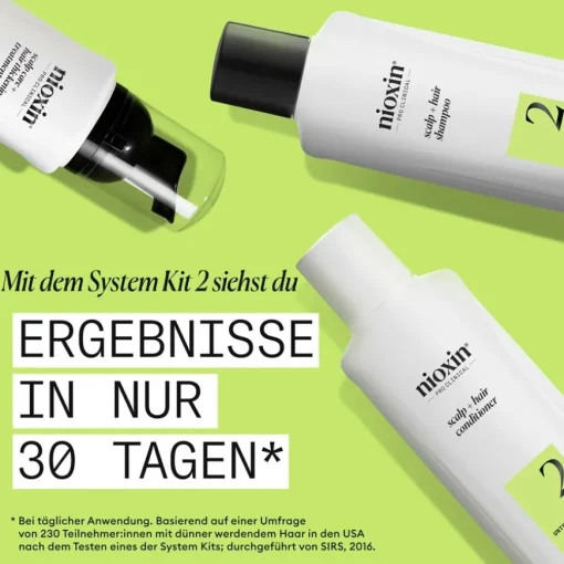 Naturbelassenes, sichtbar dünner werdendes Haar  Scalp Therapy Revitalising Conditioner Natural Hair Progressed Thinning von Nioxin