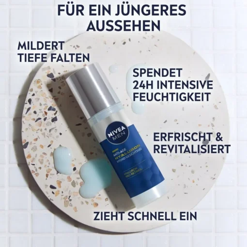 NIVEA Anti-Age Hyaluron Hydro Gesichtsgel NIVEA MEN