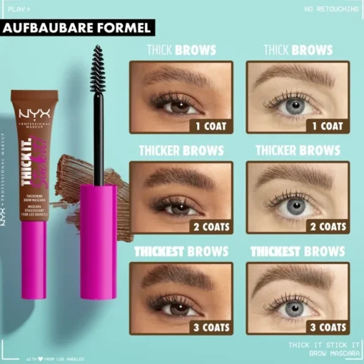 NYX Professional Makeup Thick It Stick It Brow Gel Mascara