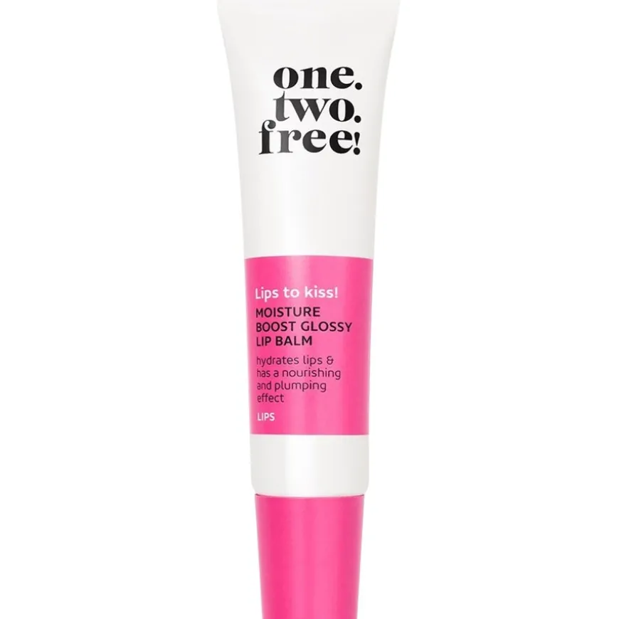 One.two.free! Moisture Boost Glossy Lip Balm Lips to kiss!