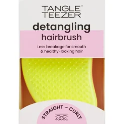 Original Hairbrush Pink-Yellow Straight & Curly Hair von Tangle Teezer