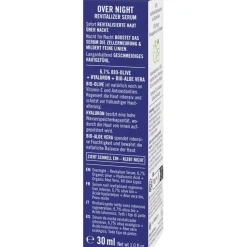 Overnight Revitalizer Serum mit Bio-Olive, Hyaluron & Bio-Aloe Vera von Sante Naturkosmetik