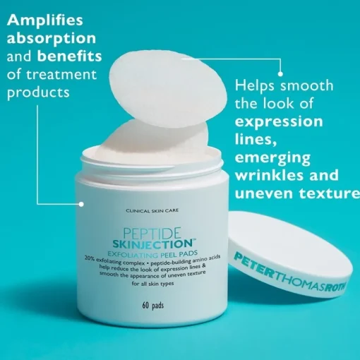 Peptide Skinjection Exfoliating Peel Pads von Peter Thomas Roth