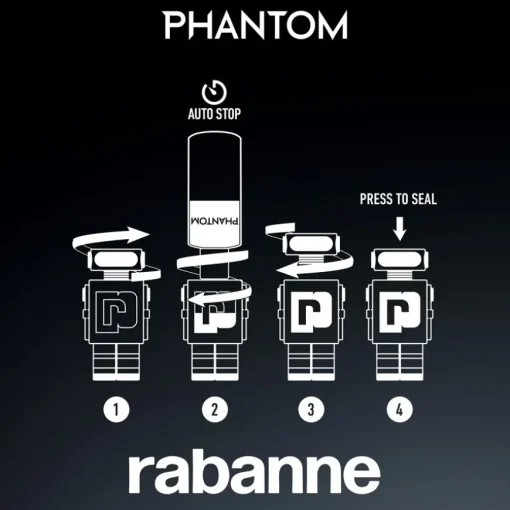 Phantom Parfum Parfum Nachfüllung von Rabanne