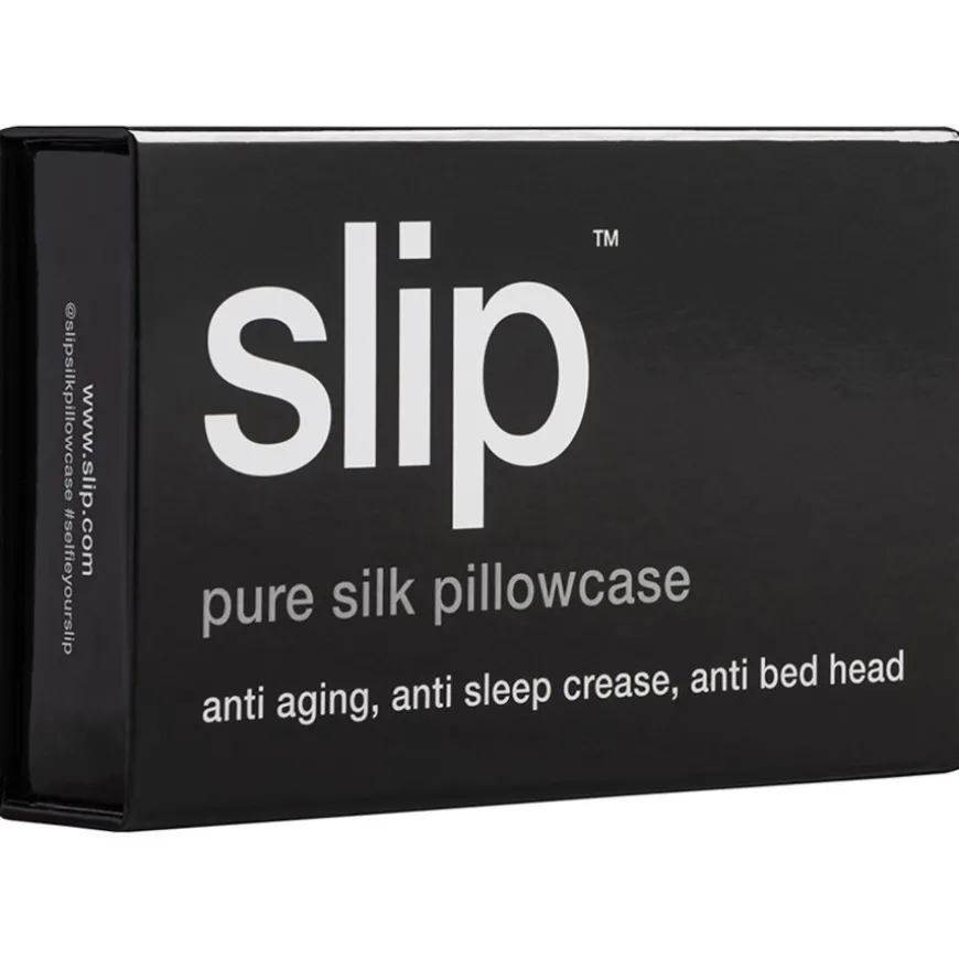 Pillowcases Pure Silk Pillowcase Black von slip