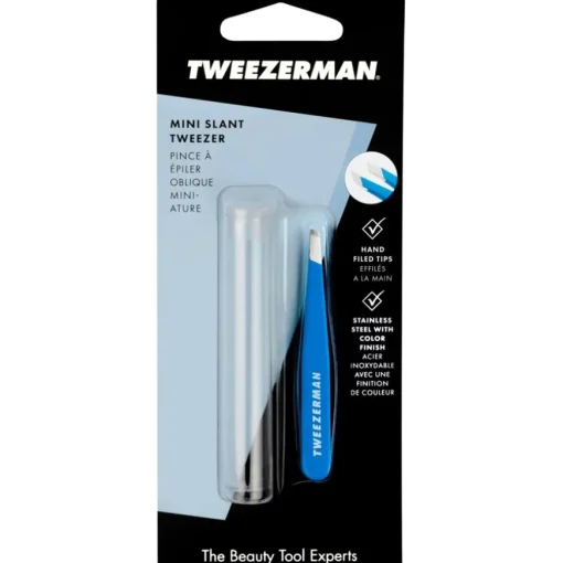 Pinzetten Schräge Mini Pinzette Bahama Blue von Tweezerman
