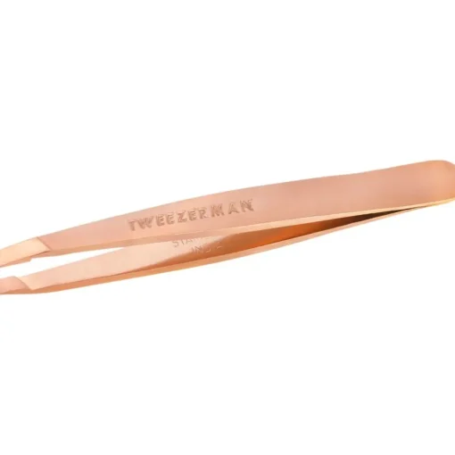 Pinzetten Schräge Mini Pinzette Rose Gold von Tweezerman