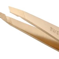 Pinzetten Schräge Pinzette Champagne von Tweezerman