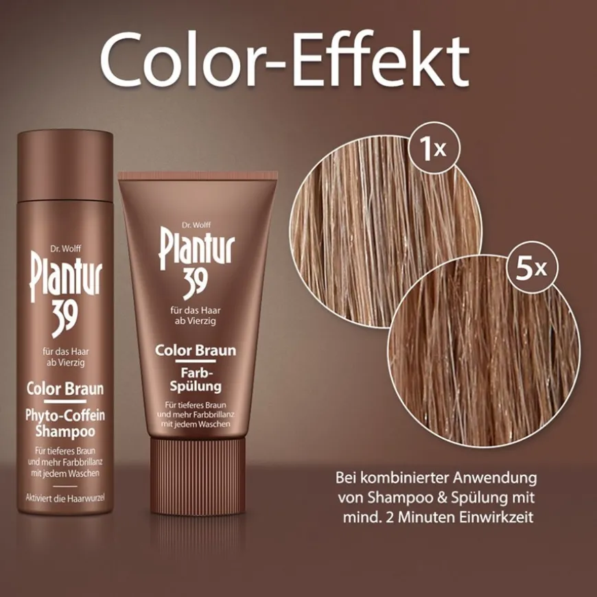 Plantur 39 Phyto-Coffein Shampoo Color Braun