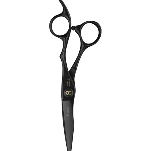 PowerCut Haarschneideschere 5,5" RH mattes Schwarz von Olivia Garden