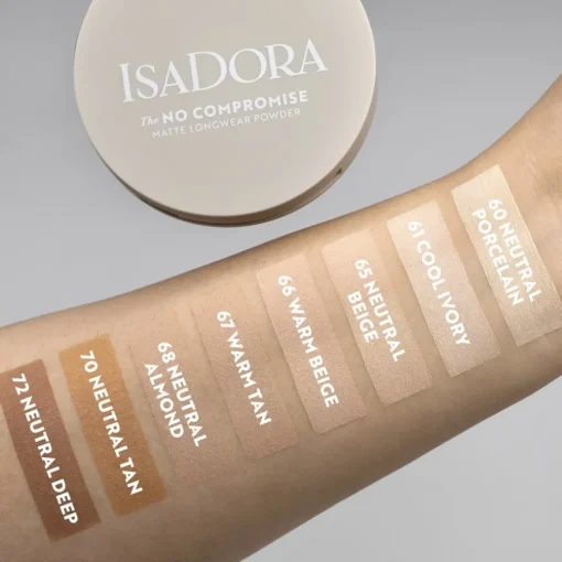 Puder The No Compromise Matte Longwear Powder von Isadora