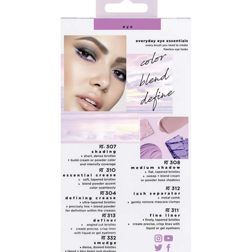 Real Techniques Everyday Eye Essentials Brush Set