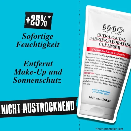 Reinigung Ultra Facial Barrier-Hydrating Cleanser von Kiehl's