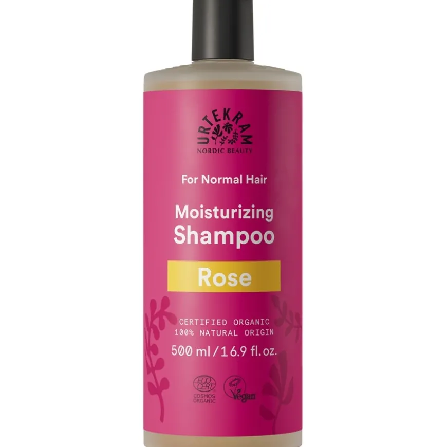 Rose Moisturizing Shampoo For Normal Hair von Urtekram