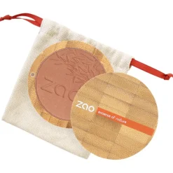 Rouge & Highlighter Bamboo Compact Blush von Zao