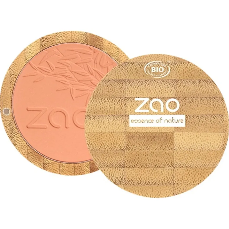 Rouge & Highlighter Bamboo Compact Blush von Zao