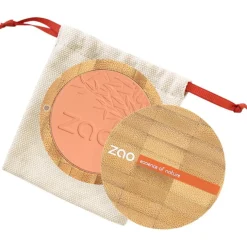 Rouge & Highlighter Bamboo Compact Blush von Zao