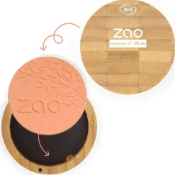 Rouge & Highlighter Bamboo Compact Blush von Zao