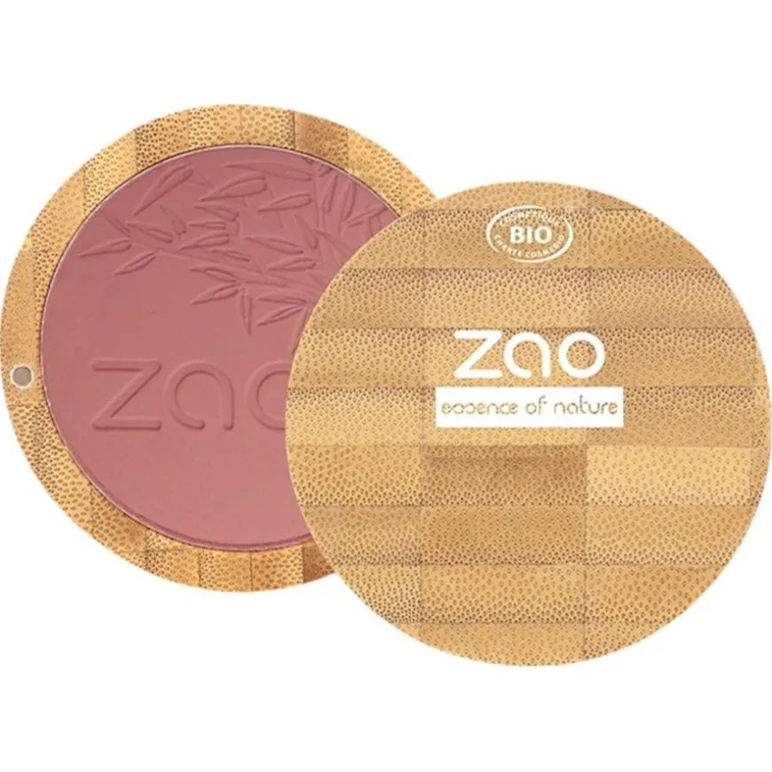 Rouge & Highlighter Bamboo Compact Blush von Zao