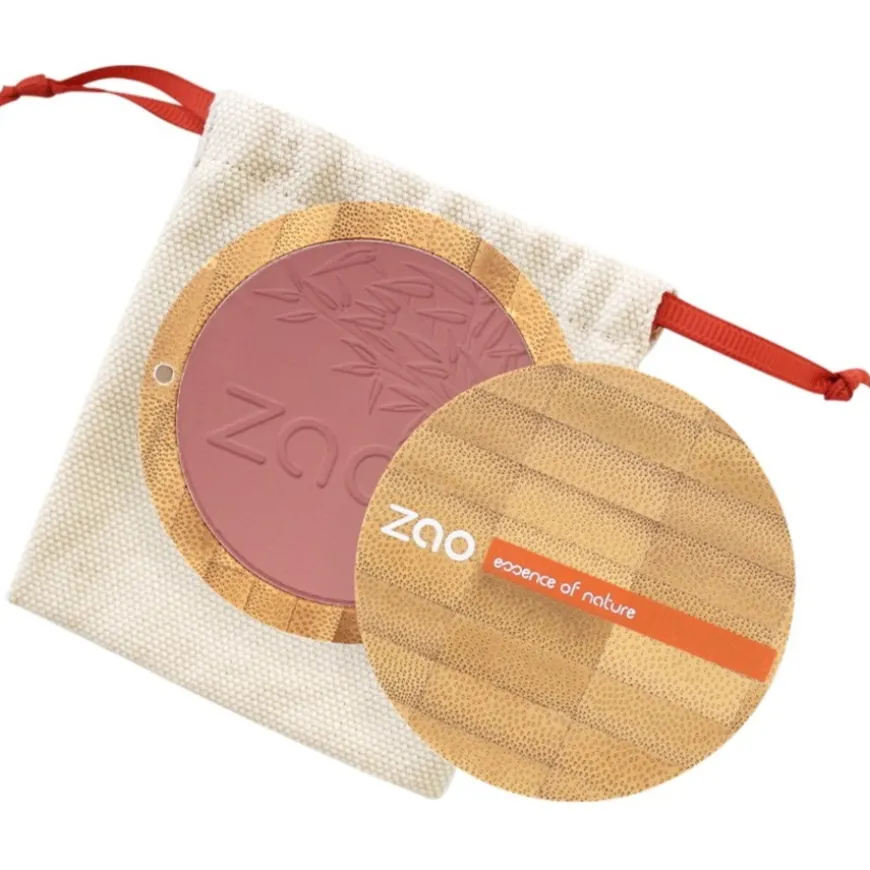 Rouge & Highlighter Bamboo Compact Blush von Zao