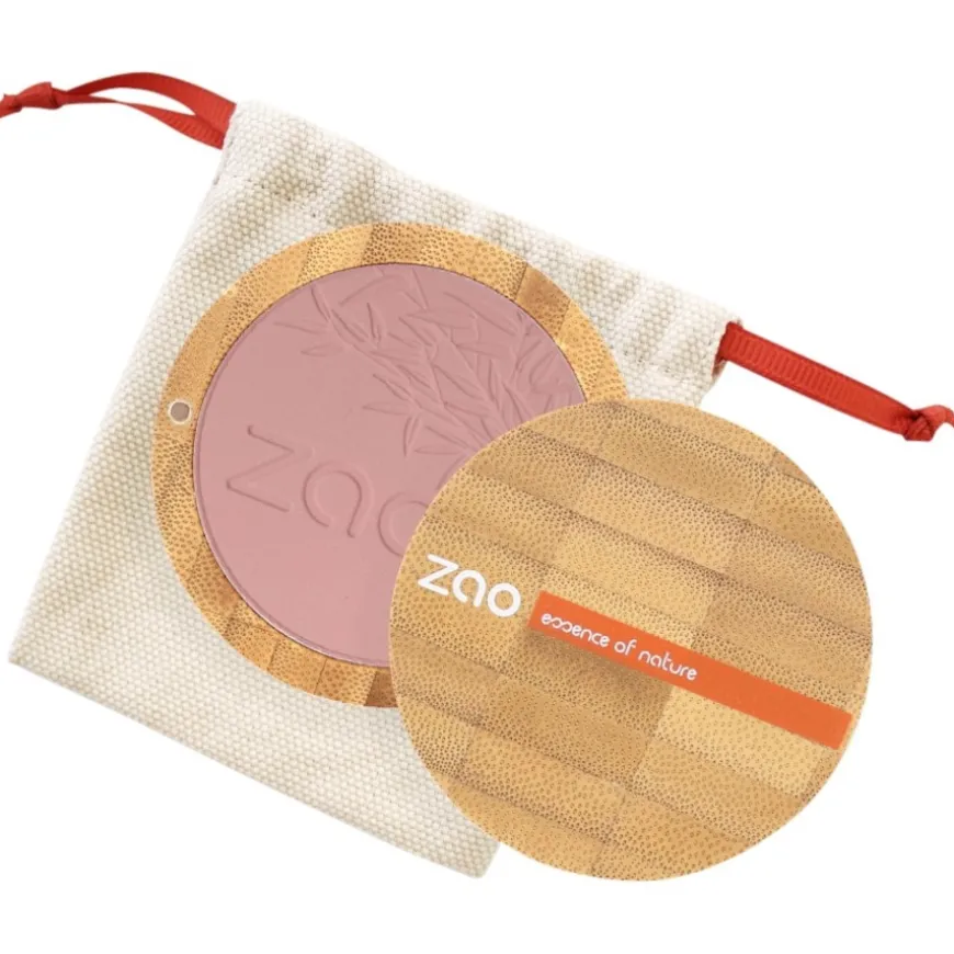 Rouge & Highlighter Bamboo Compact Blush von Zao