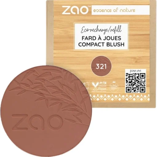 Rouge & Highlighter Refill Compact Blush von Zao