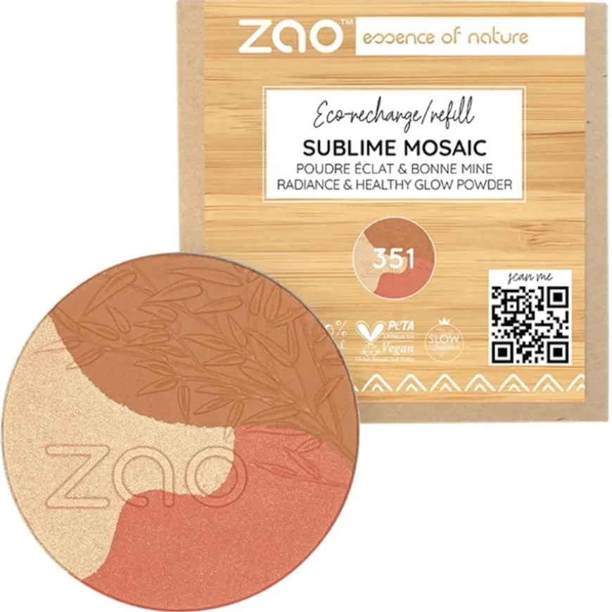 Rouge & Highlighter Refill Sublime Mosaic von Zao