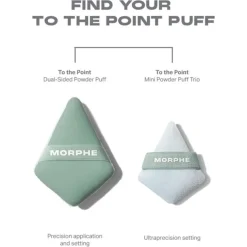 Schwämme To the Point Dual-Sided Powder Puff von Morphe