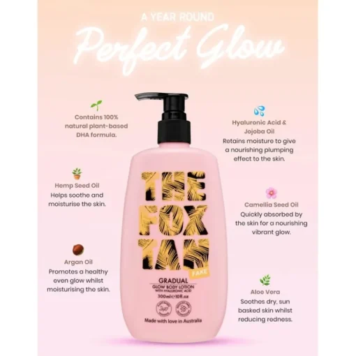 Self-Tan Gradual Glow Body Lotion von THE FOX TAN