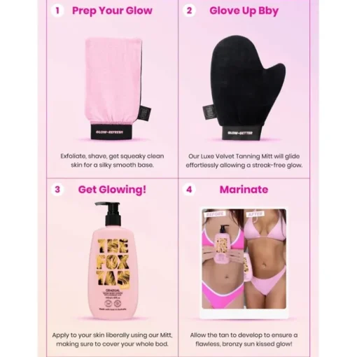 Self-Tan Gradual Glow Body Lotion von THE FOX TAN