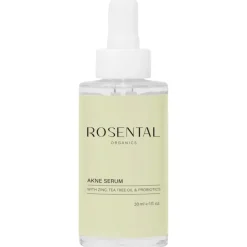 Seren & Öle Akne Serum with Zinc, Tea Tree Oil & Probiotics von Rosental Organics
