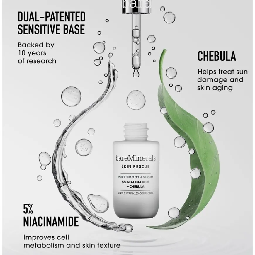 Seren Skin Rescue Pure Smooth Serum von bareMinerals