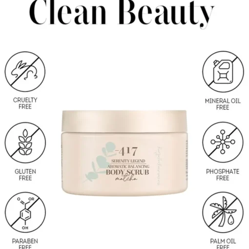 Serenity Legend Aromatic Balancing Body Scrub Matcha von -417