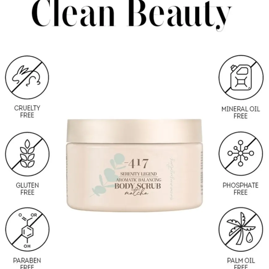 Serenity Legend Aromatic Balancing Body Scrub Matcha von -417