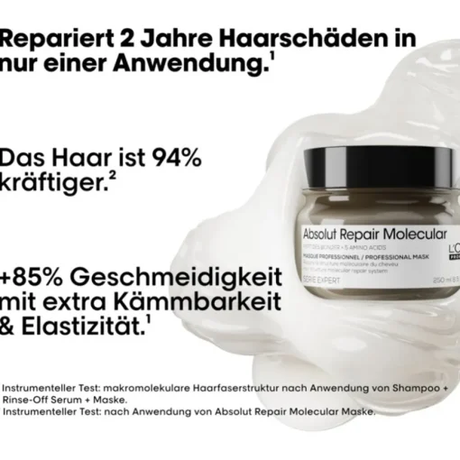 Serie Expert Absolut Repair Molecular Maske von L’Oréal Professionnel Paris