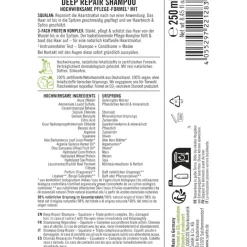 Shampoo Deep Repair Shampoo von Sante Naturkosmetik