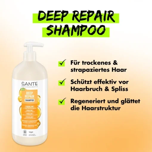 Shampoo Deep Repair Shampoo von Sante Naturkosmetik