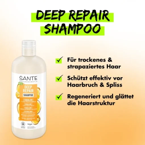 Shampoo Deep Repair Shampoo von Sante Naturkosmetik