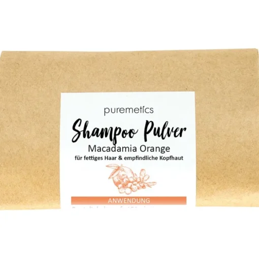 Shampoo Shampoo-Pulver Macadamia Orange von puremetics