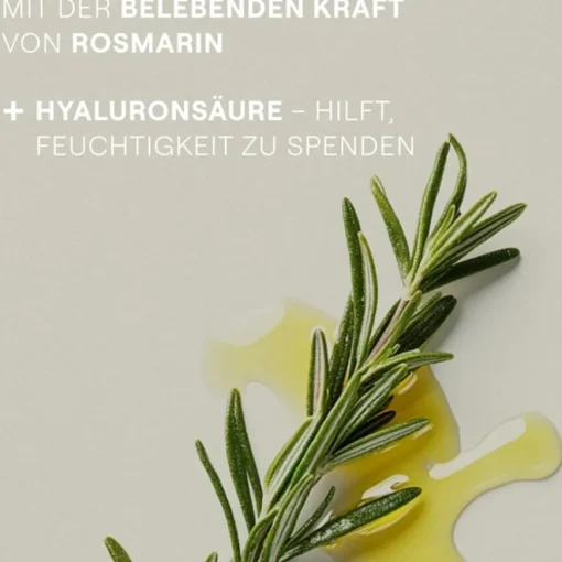 Shampoo Vitalisierendes Rosmarin Shampoo Ohne Silikone, mit Hyaluronsäure & Bio-Rosmarinöl für Volumen & Pflege von Weleda
